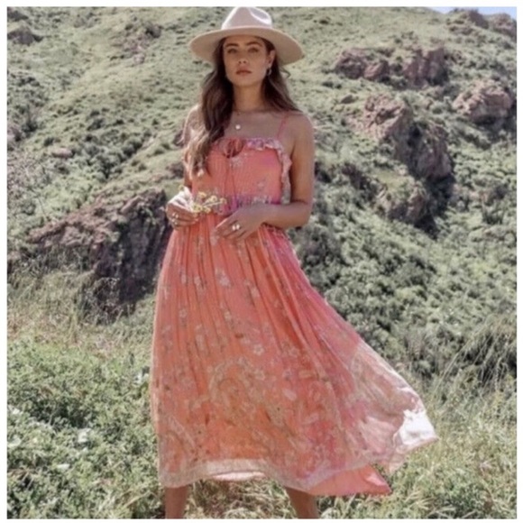 spell hendrix boho dress dusty pink Wrap Boho Dress / Dusty Rose